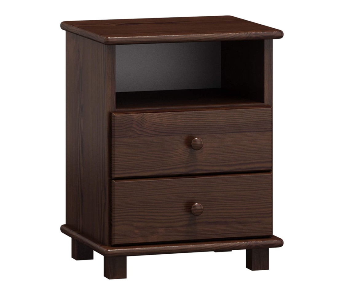 Éjjeliszekrény S2 dió