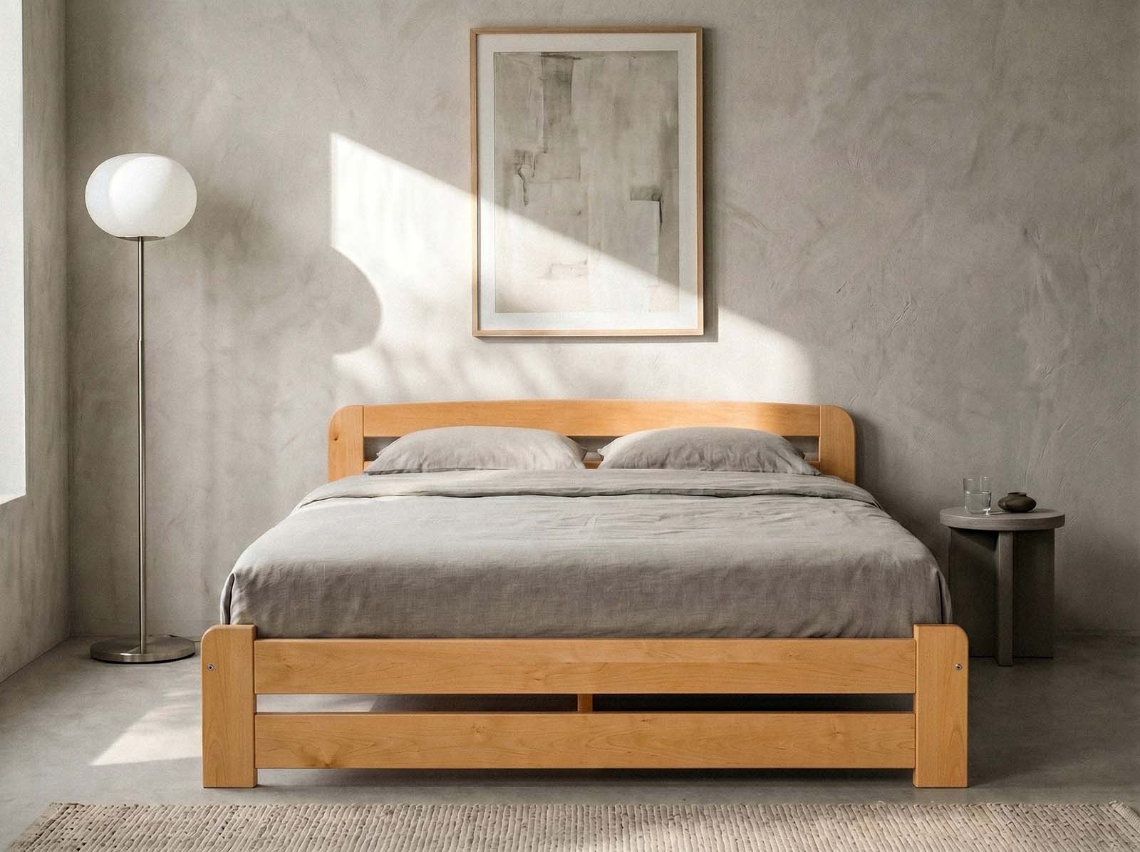 Fenyő ágy 160x200 Sasa éger