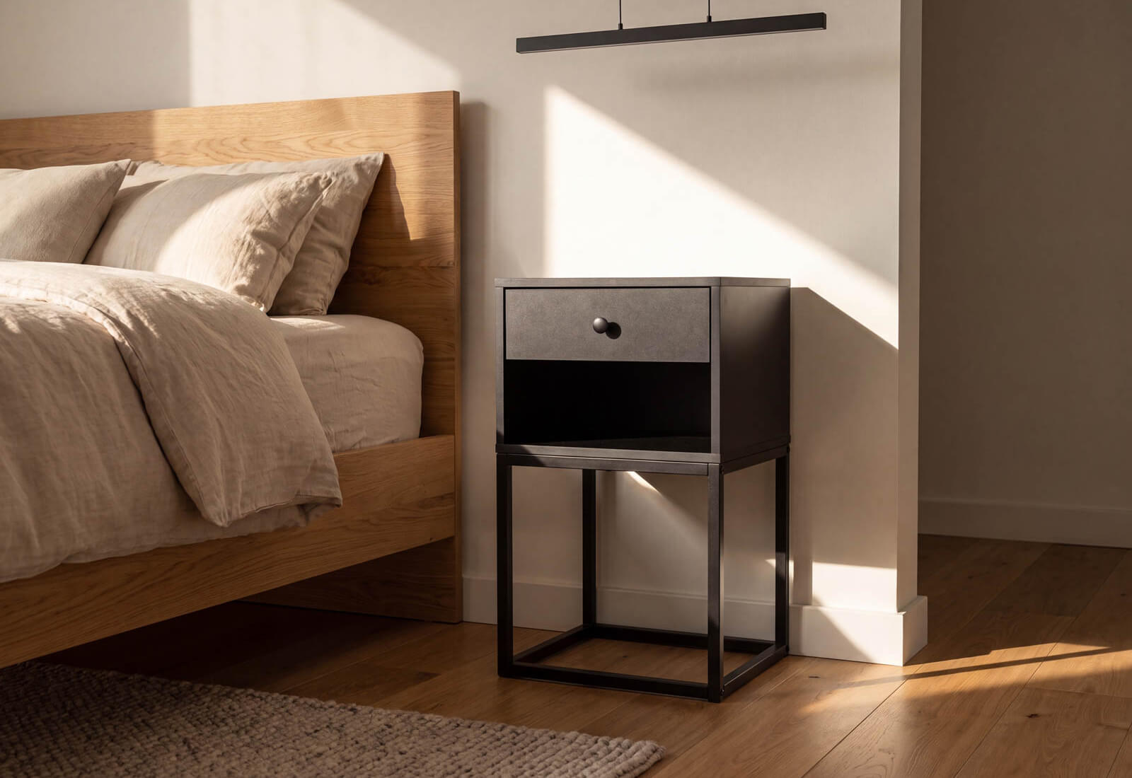 Modu kollekció fekete színben loft stílusban