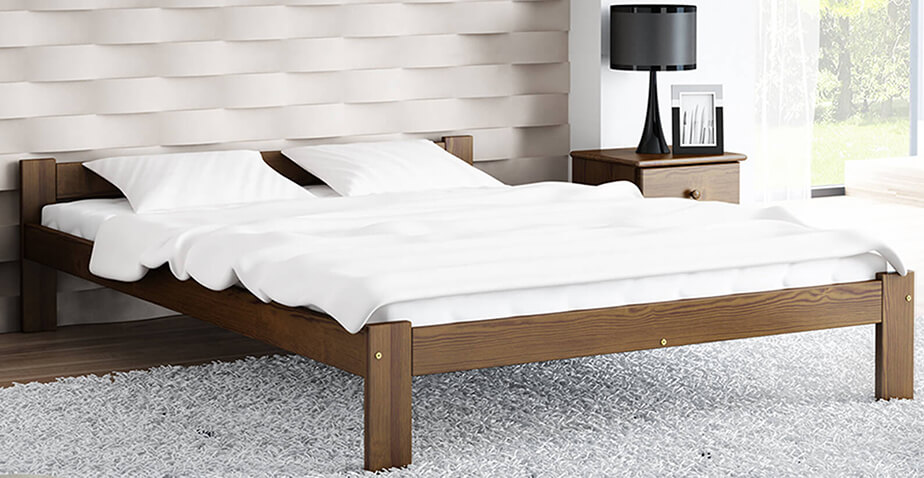 Výhody Ořech dvoulůžkové postel Isao 160x200