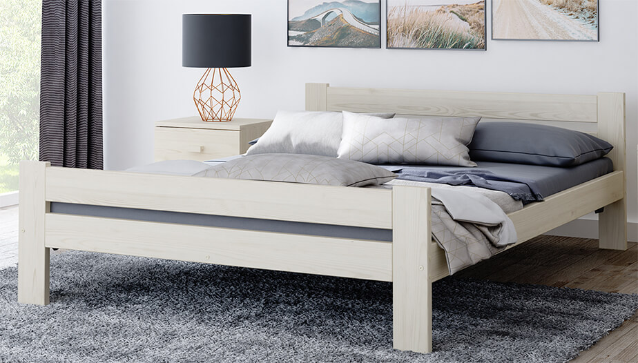Výhody Dub dvoulůžkové postel kenta 140x200