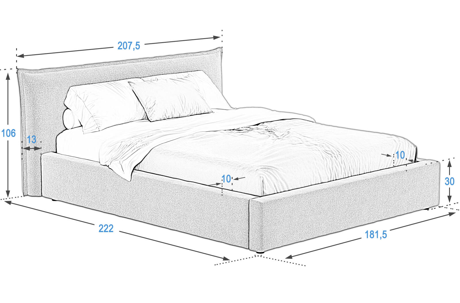 Ágy PRO line19 160x200