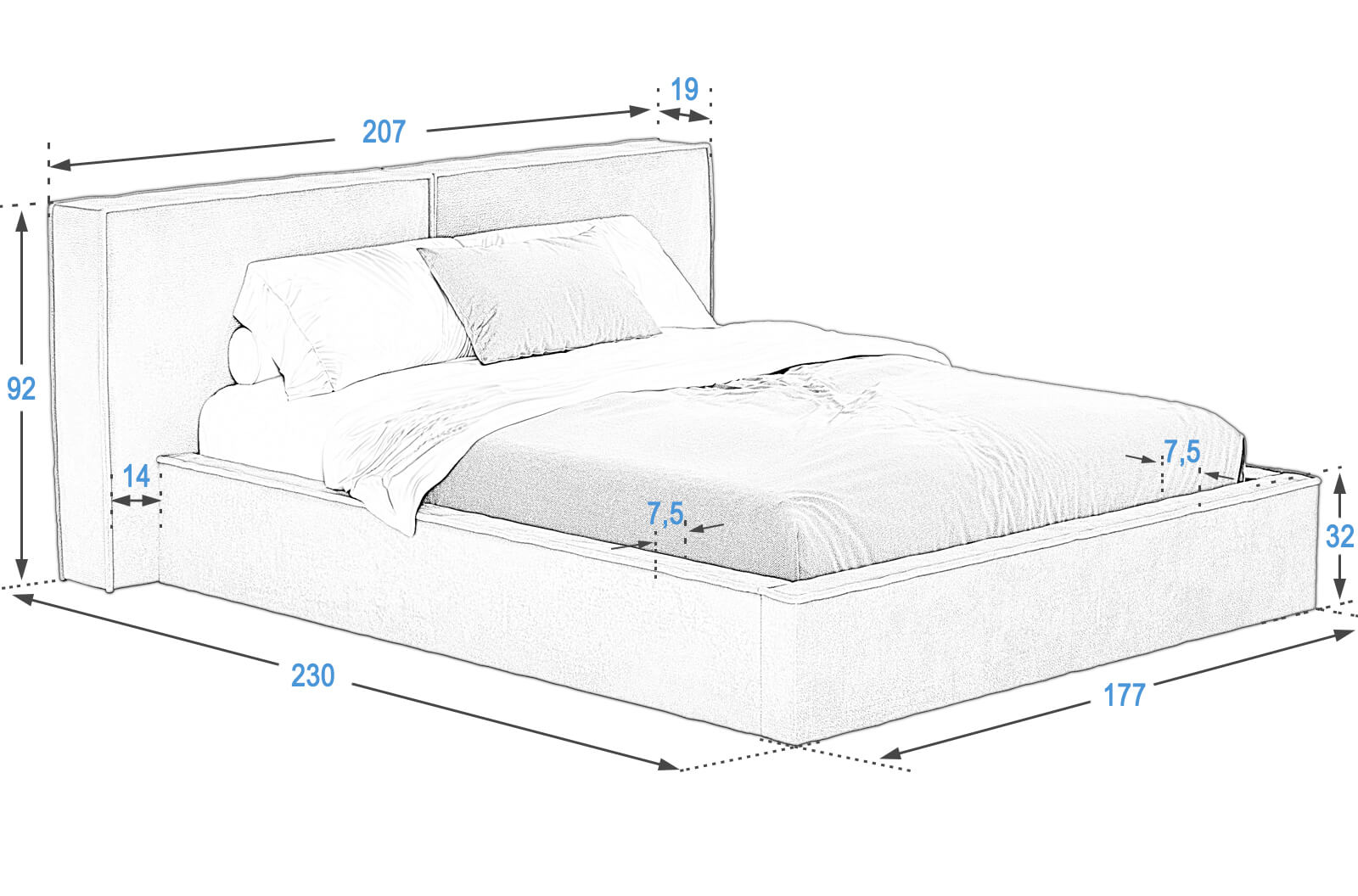 Ágy PRO line20 160x200